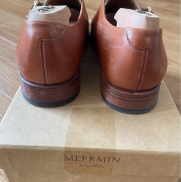 Meermin Leather Shoe men size 8 - Picture 3 of 6